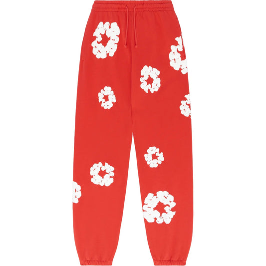 THE COTTON WREATH SWEATPANTS RED